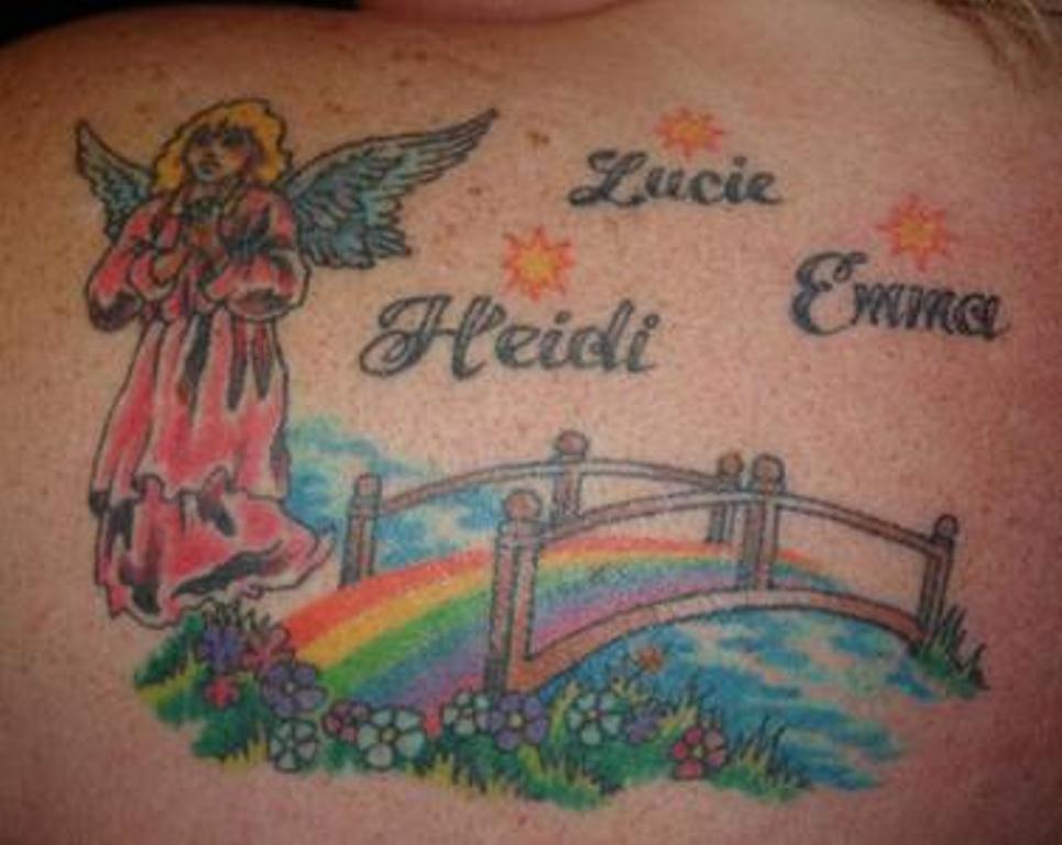 fierté d'idées de tatouage d'arc-en-ciel