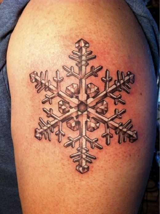 dessins de tatouage de flocon de neige