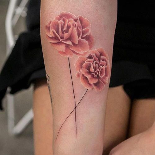 Tatouages ​​Carnation