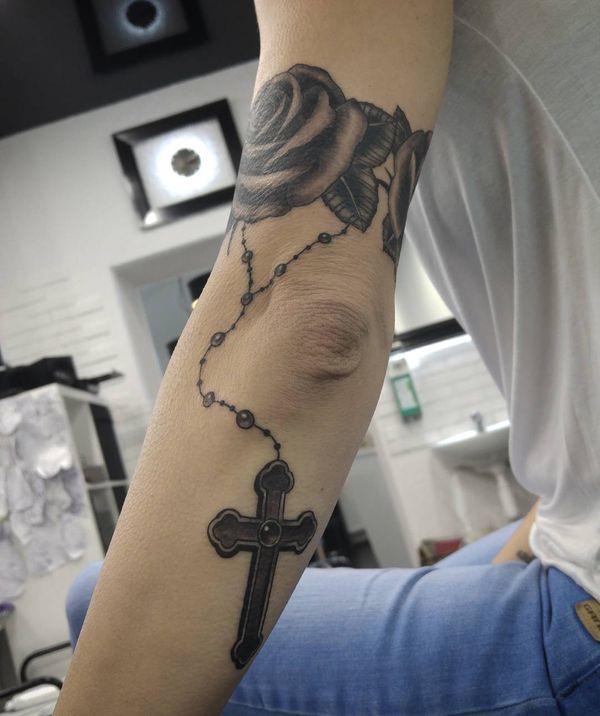 tatouage de chapelet