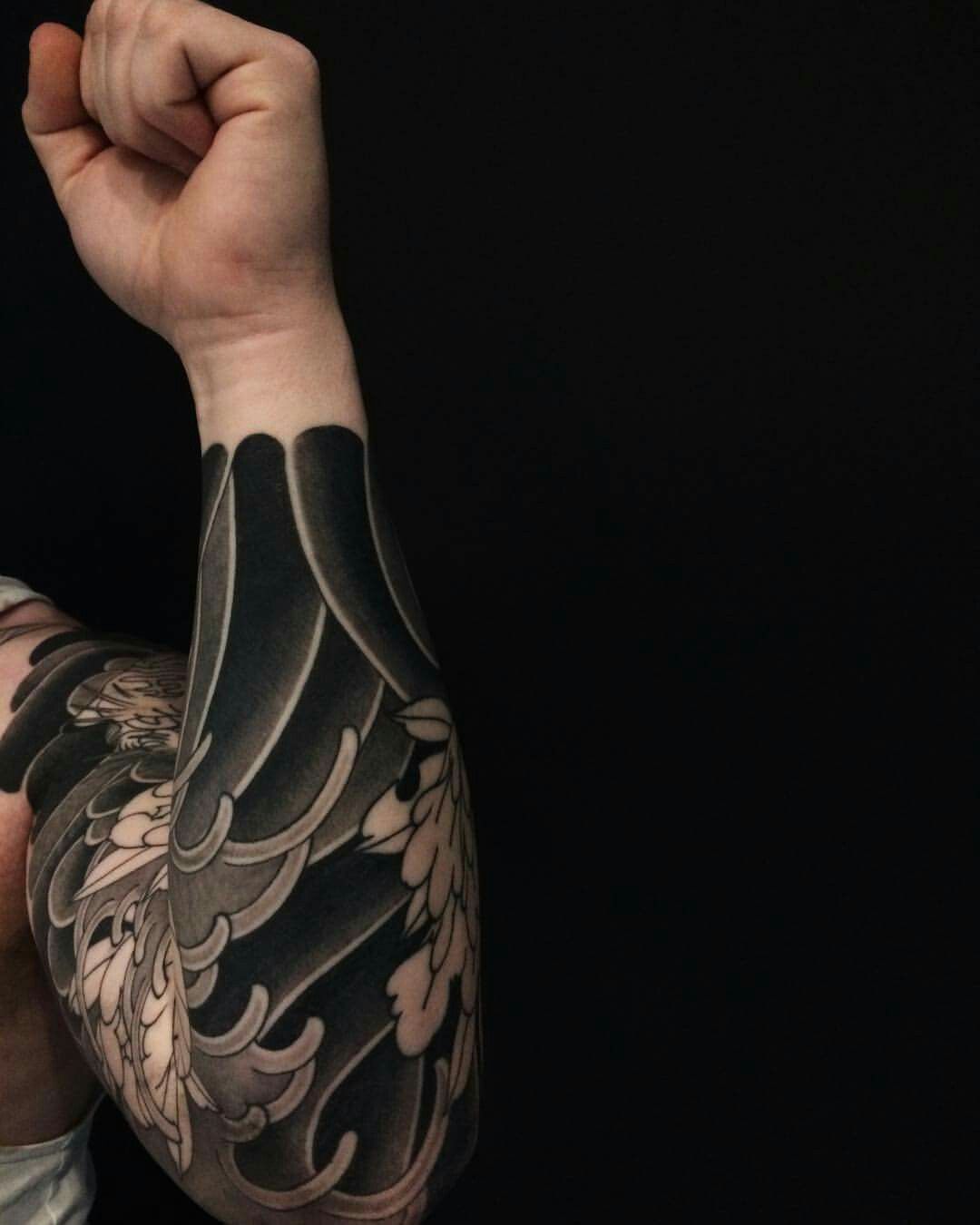 Traditional Japanese tattoo sleeve