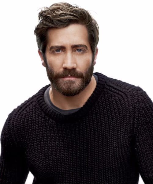 Coiffures Jake Gyllenhaal pour hommes aux cheveux ondulés