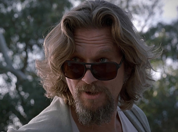 Jeff Bridges comme le mec dans le grand Lebowski