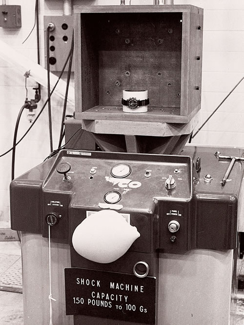 Omega Speedmaster en cours de test par la NASA