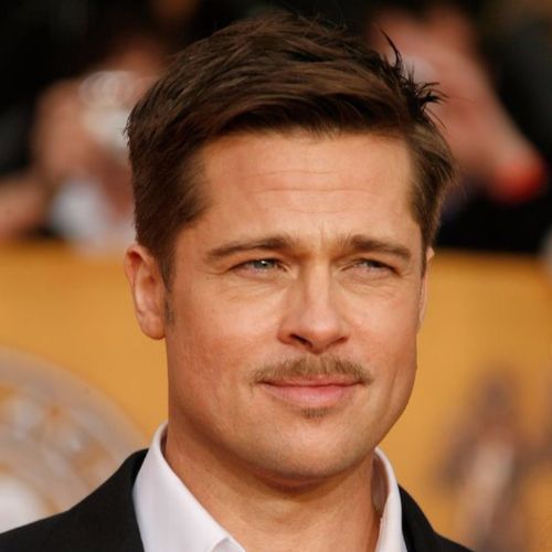 Brad Pitt Haircut Ideas La Gache-esque Stache