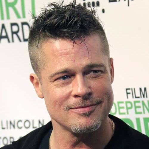 Brad Pitt Haircut Ideas Messy et Spikey