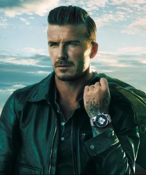 David Beckham côté coiffures