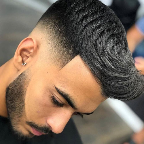 Fade cheveux courts