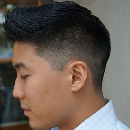 Coupes de cheveux asiatiques à mi-fondu