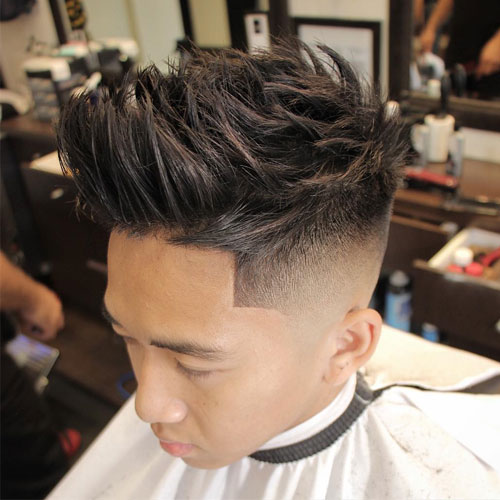 Meilleures coiffures asiatiques pour hommes - Quiff