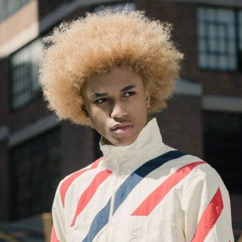 Coiffures Afro Blonde 'Fro