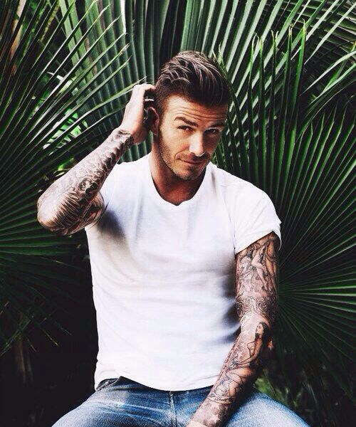 David Beckham coupe de cheveux de football