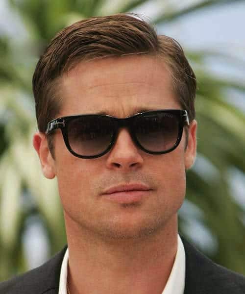 Brad Pitt classique coiffures pour hommes