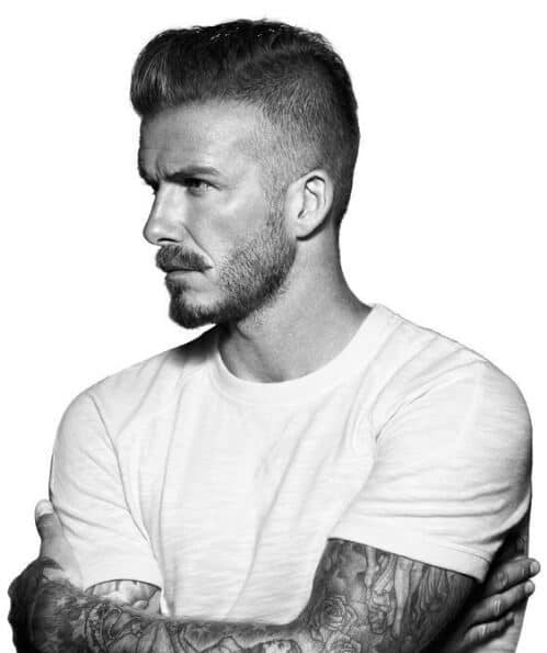 David Beckham coupe de cheveux moderne pour les hommes
