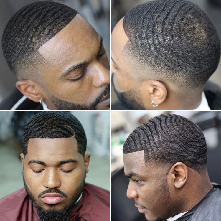 360 Waves Fade Haircut