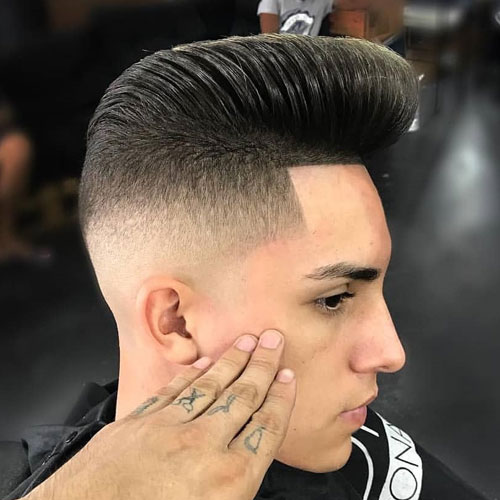 Coupe Pompadour Fade