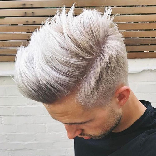 Couleurs de cheveux cool pour les hommes