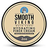 Smooth Viking, fibre coiffante pour hommes, cire à mouler pliable avec tenue moyenne et brillance minime, épaissit, texturise et augmente la plénitude des cheveux fins, 2 onces