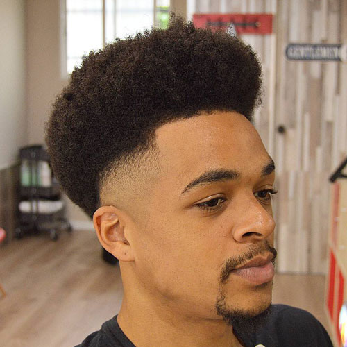 Big Afro Fade Haircuts Pour cheveux noirs
