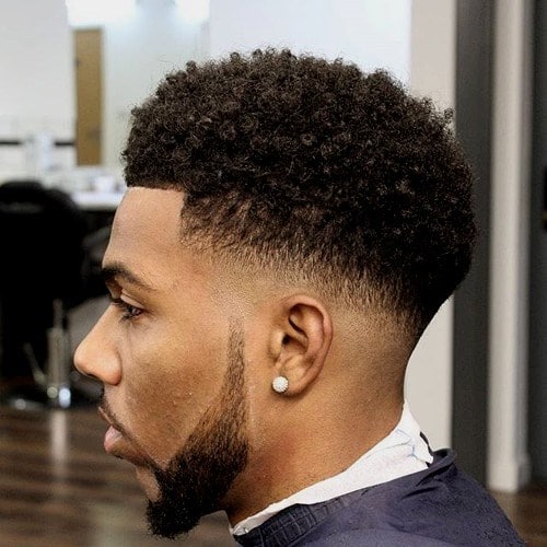 Curly High Top + Low Fade