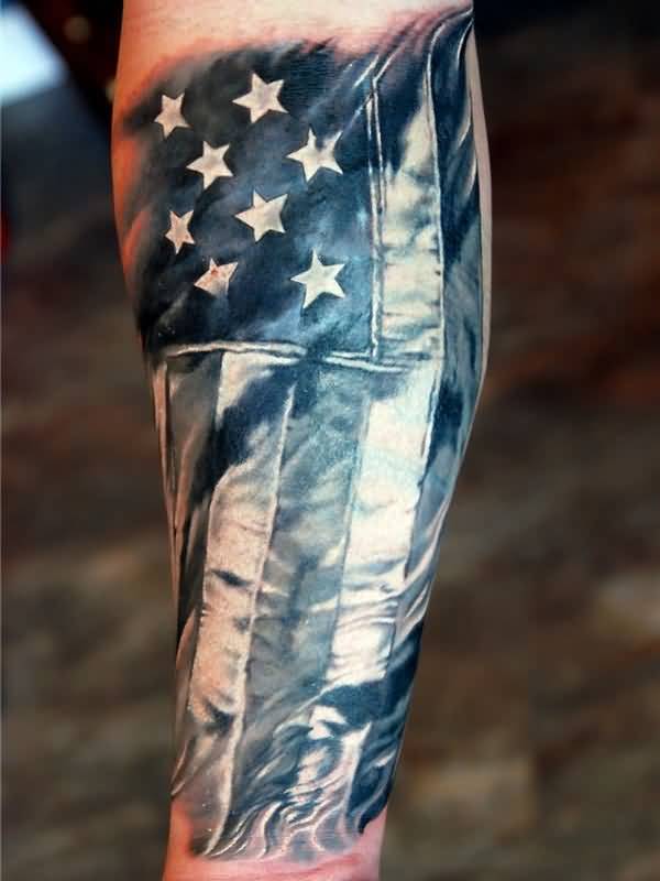tatouages ​​drapeau américain pour les hommes