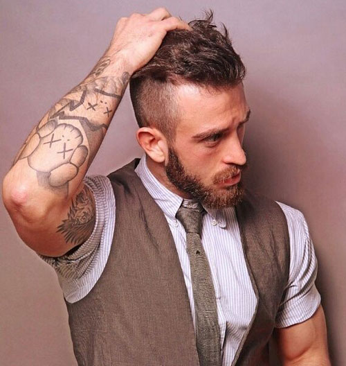 Coiffures avec barbes