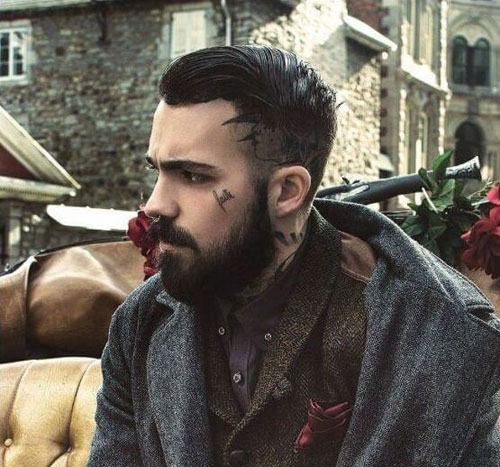 Styles de cheveux pour le visage - Hipster Beard