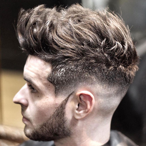 Fondu de cheveux épineux texturé