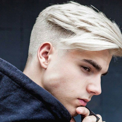 Mecs blond platine