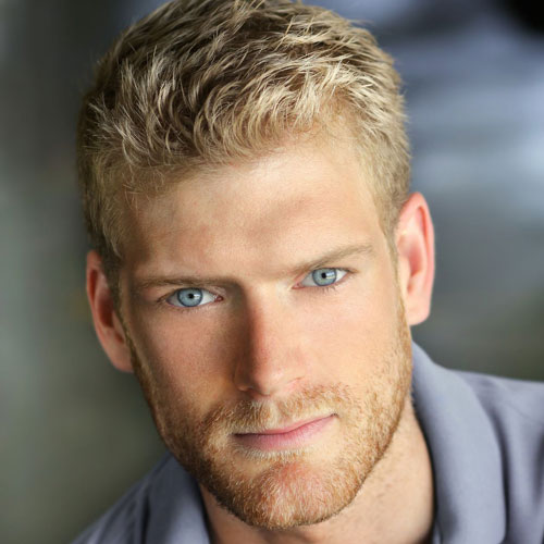 Cheveux blonds courts hommes