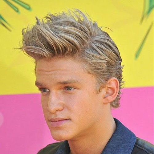 Coupes de cheveux pour hommes blondes