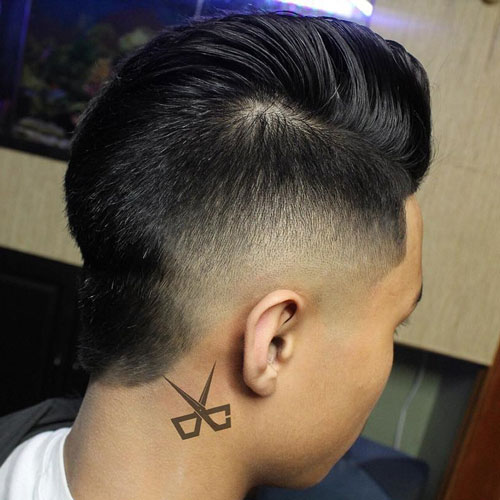 Cool Drop Fade Haircut Pour Hommes Asiatiques