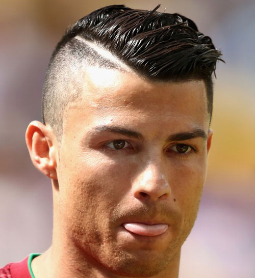 Coupes de cheveux d'un joueur de football - Cristiano Ronaldo