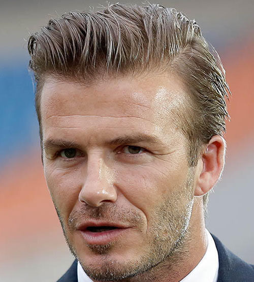 Coupes de cheveux d'un joueur de football - David Beckham