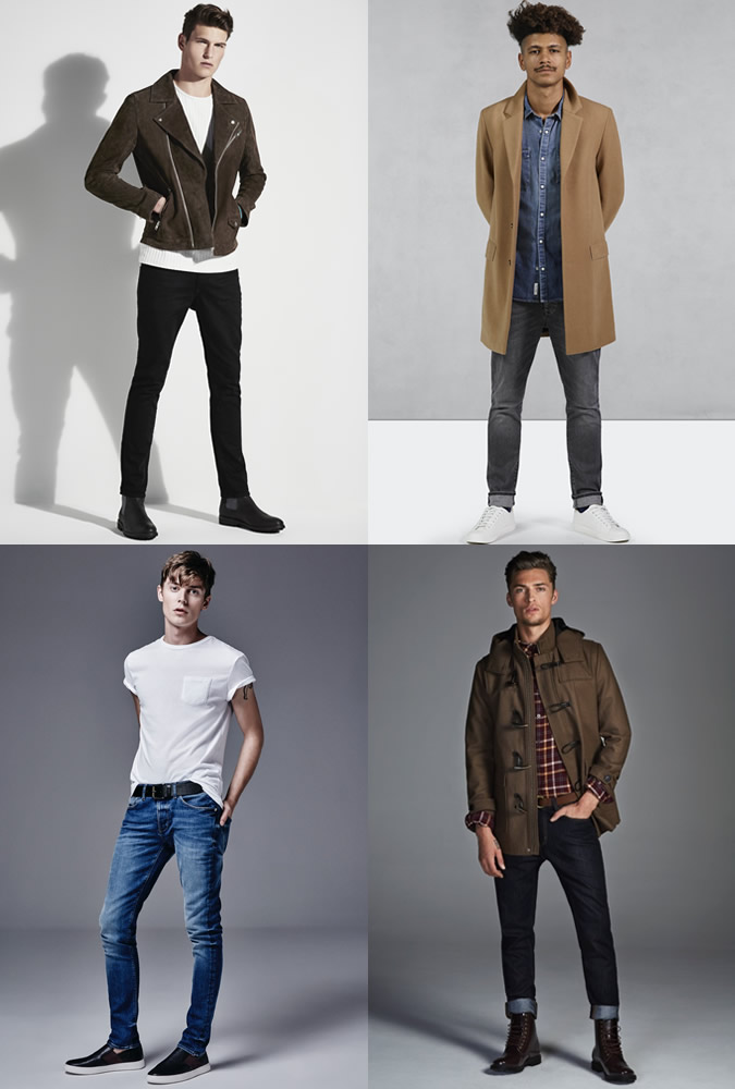 Combinaisons de jeans et chaussures pour hommes Outfit Lookbook Lookbook