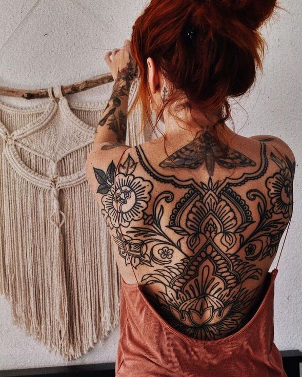 Tendance Tattoo 250 + tatouages pour femmes (2019) Rücken, Brust