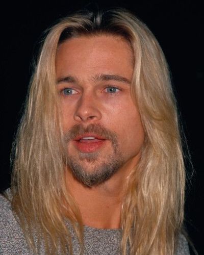 Brad Pitt Longue Blonde Teintée Grunge