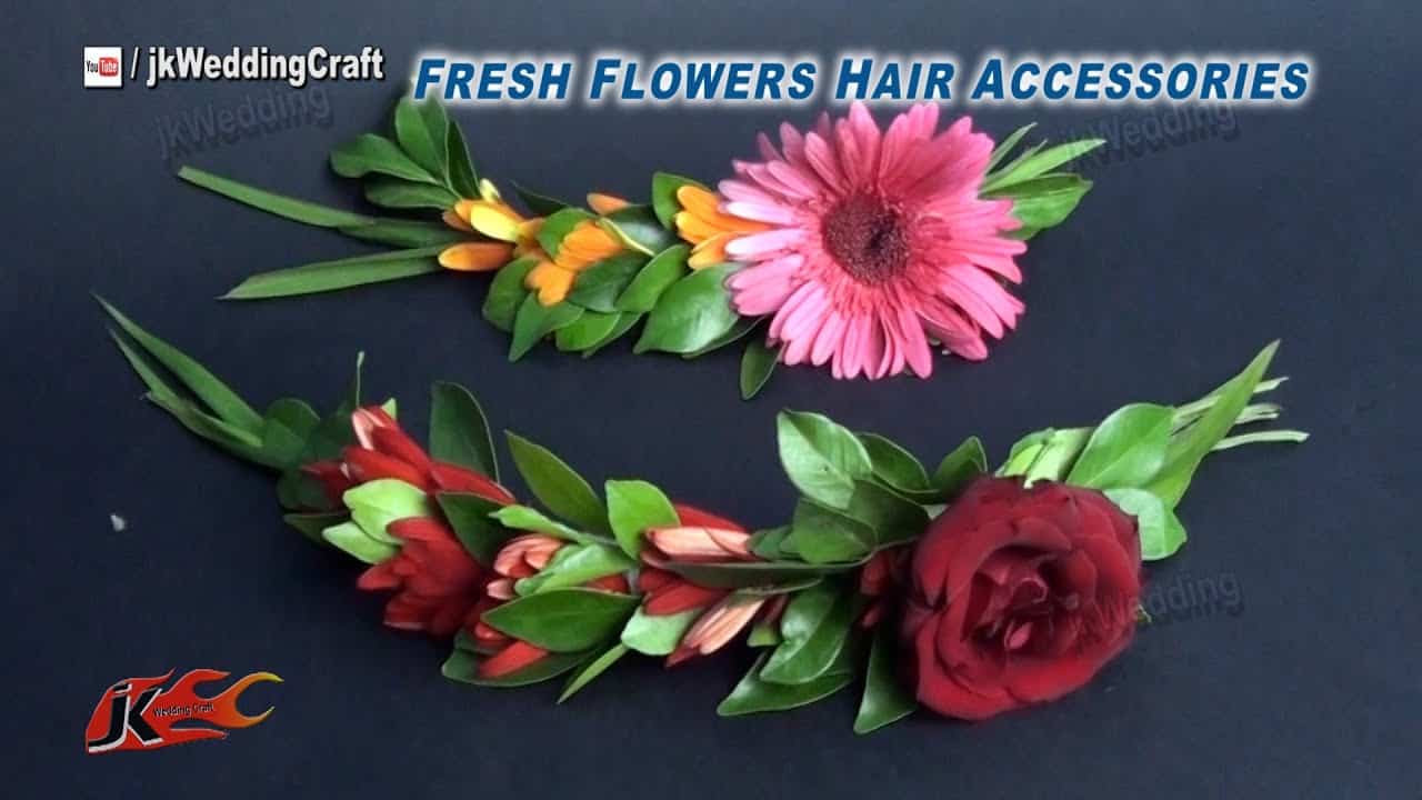 Comment faire des accessoires avec des fleurs fraîches