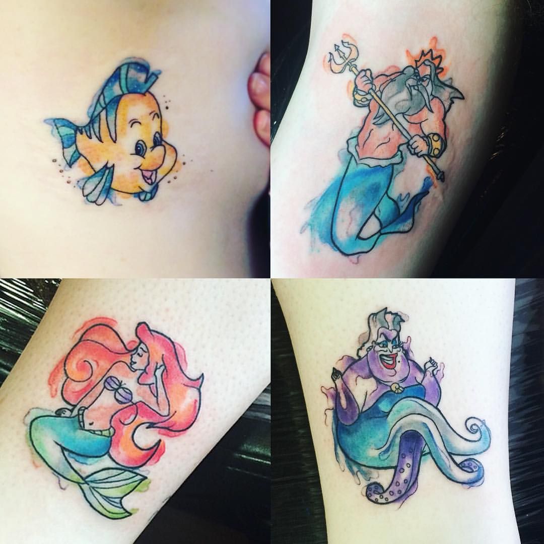 dessins de tatouage beauté et la bête