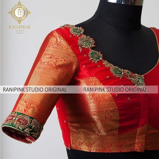 pattu saree blouse designs