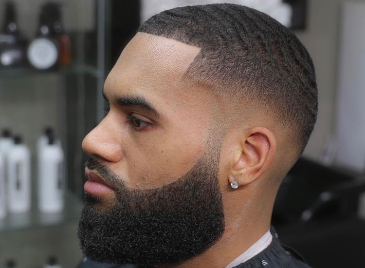 Huile à barbe pour hommes afro-américains
