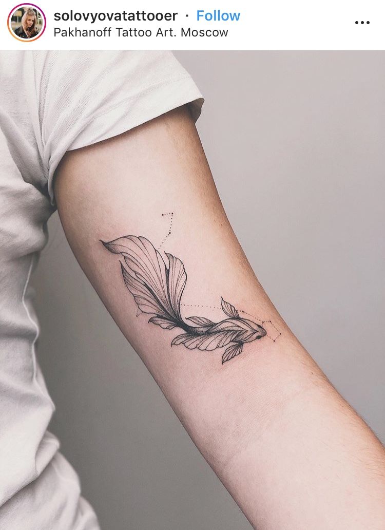 tatouage horoscope poissons