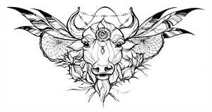 tatouages ​​du zodiaque taureau