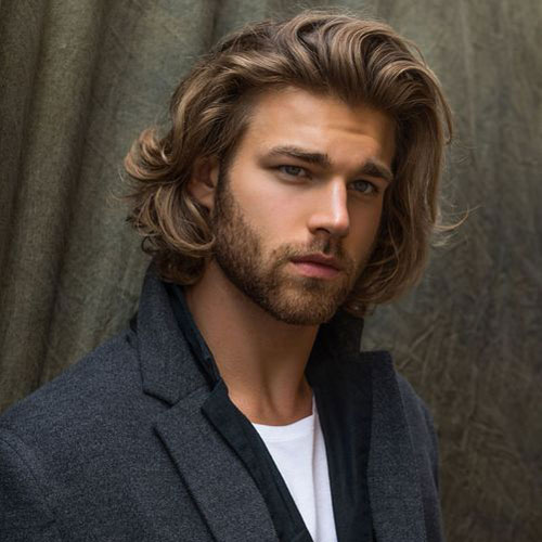 Hommes Sexy Cheveux Longs