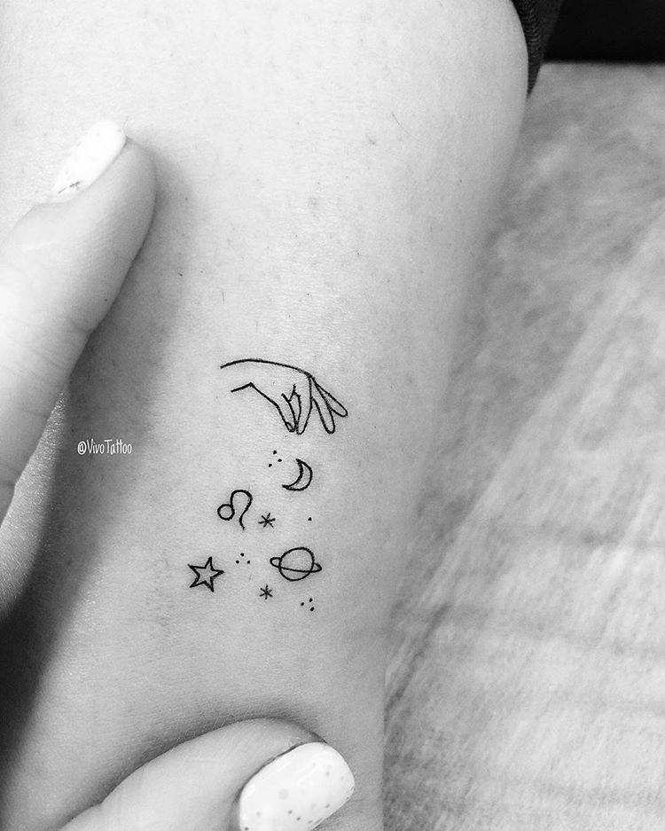 tatouages ​​constellation de zodiaque Gémeaux
