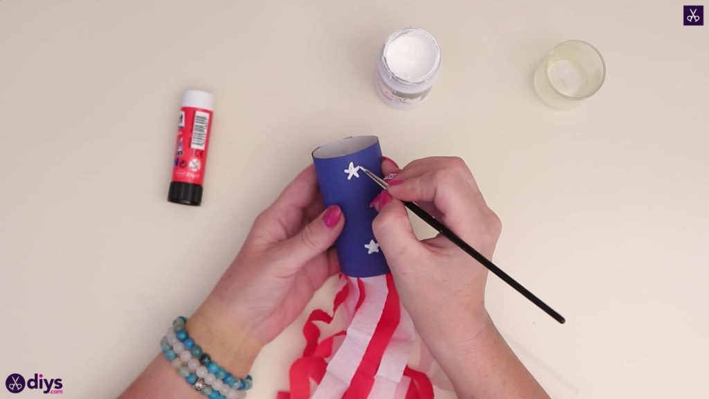 Rouleau de papier hygiénique projet simple souffleur patriotique