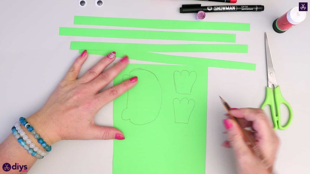 Comment faire un dessin de grenouille en papier