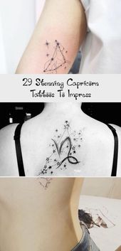 horoscope du zodiaque capricorne constellation tatouage