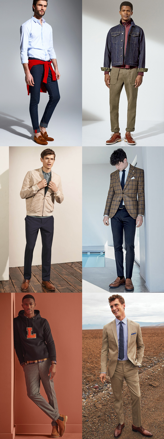 Les bonnes couleurs de pantalon à porter avec des chaussures et des bottes brunes claires
