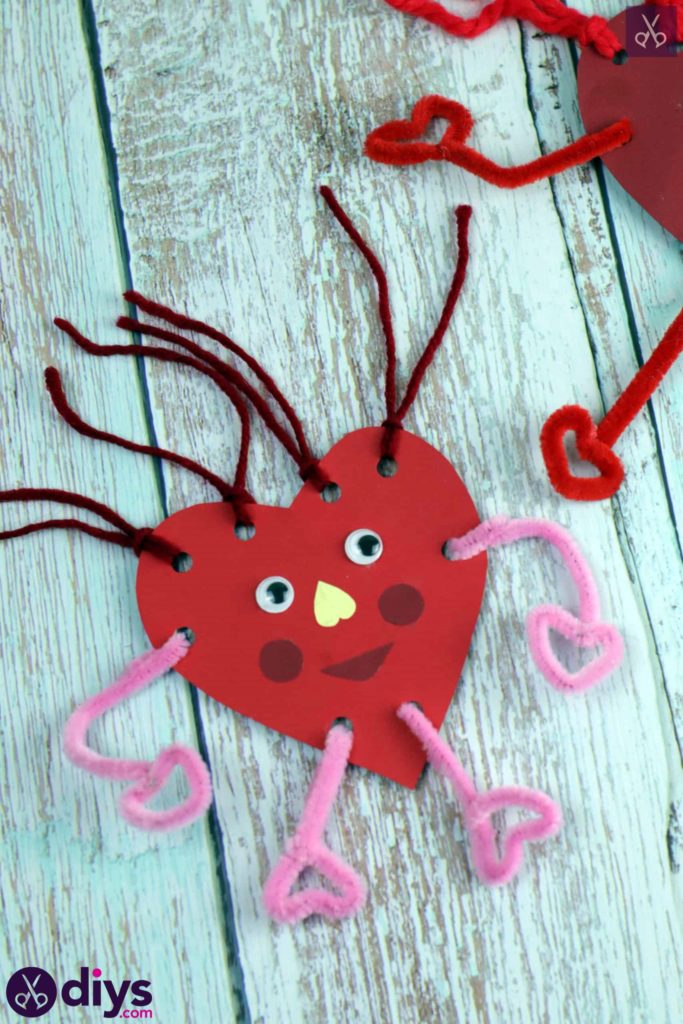 Papier valentine créature bricolage